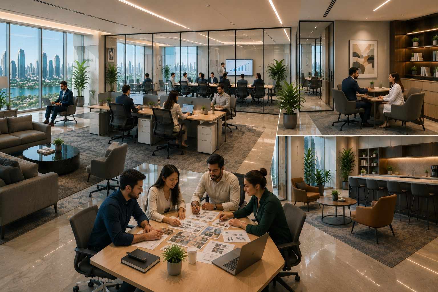 Versatile office spaces suited to a wide range of industries